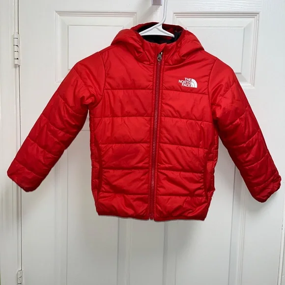 Toddler North Face Red Coat 5T 5B - Picture 6 of 13
